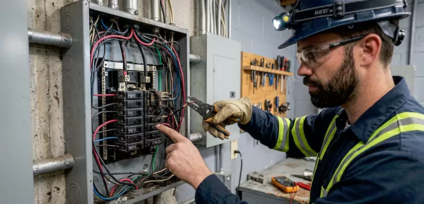Breaker Box Short Circuit Repair in Marysville