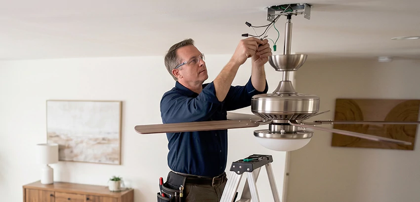 Ceiling Fan Light and Switch Repair in Marysville