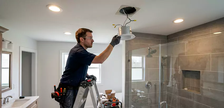 Bathroom and Shower Recessed Lighting Installation in Marysville