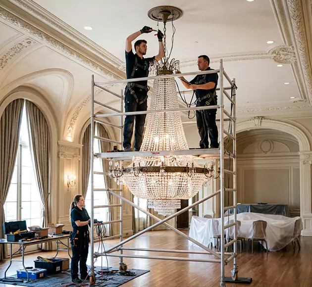 Professional Chandelier Installation: Your Local Fixture Team in Marysville, OH